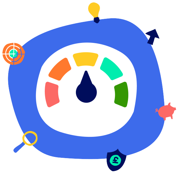Colour meter with icons